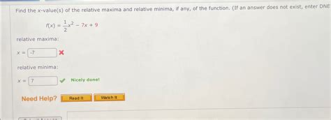 Solved Find The X Value S Of The Relative Maxima And Chegg