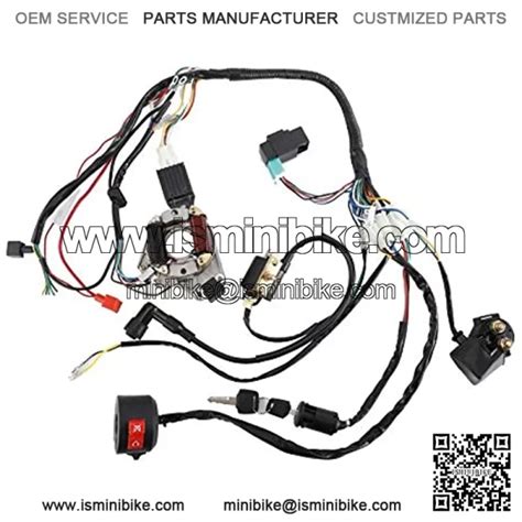 Complete Electrics Wiring Harness Kit Stator Coil CDI Wiring Loom Kit