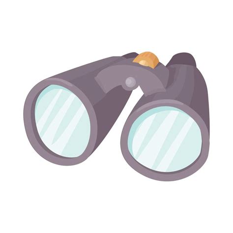 Binoculars icon, cartoon style 14312483 Vector Art at Vecteezy