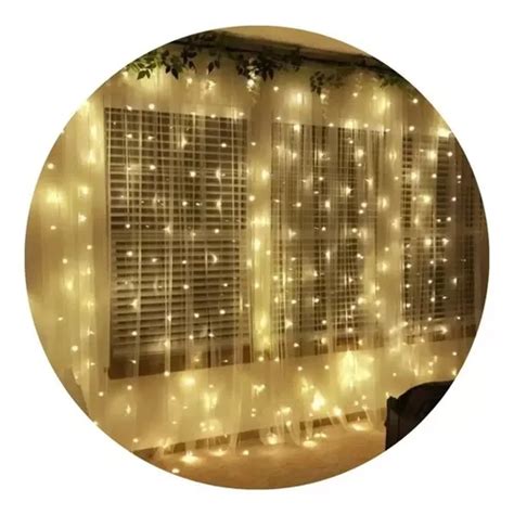 Cortina 200 Leds 3x2m Luz Decoracao Festa Natal Casament 2pc MercadoLivre