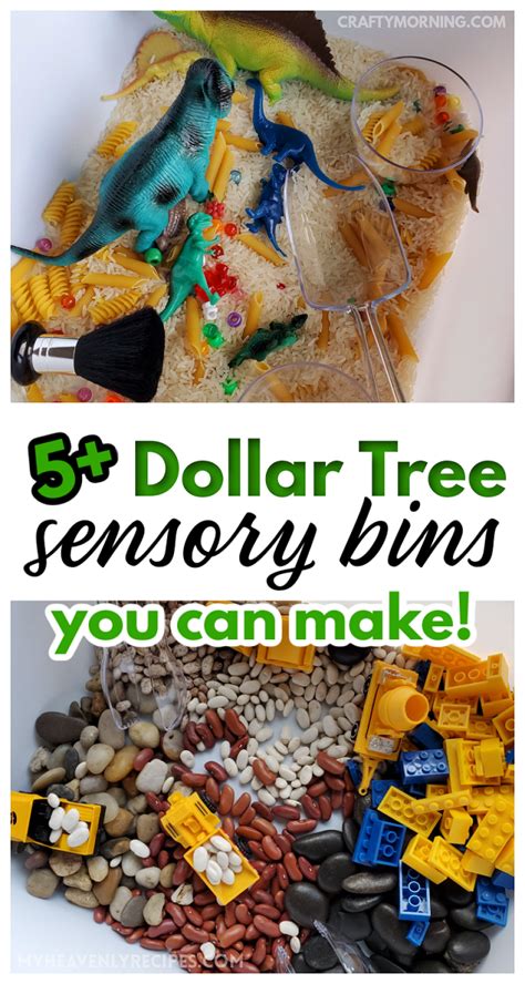 Dollar Tree Sensory Bin Ideas - Crafty Morning