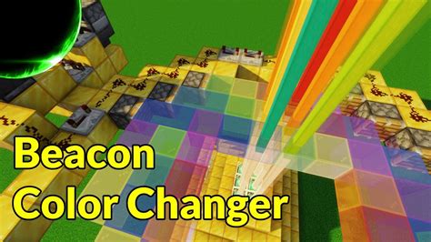 Pseudo Random Beacon Color Changer Minecraft Redstone Engineering