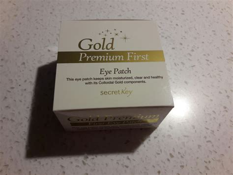 Гидрогелевые патчи для глаз Secret Key Gold Premium First Eye Patch ...