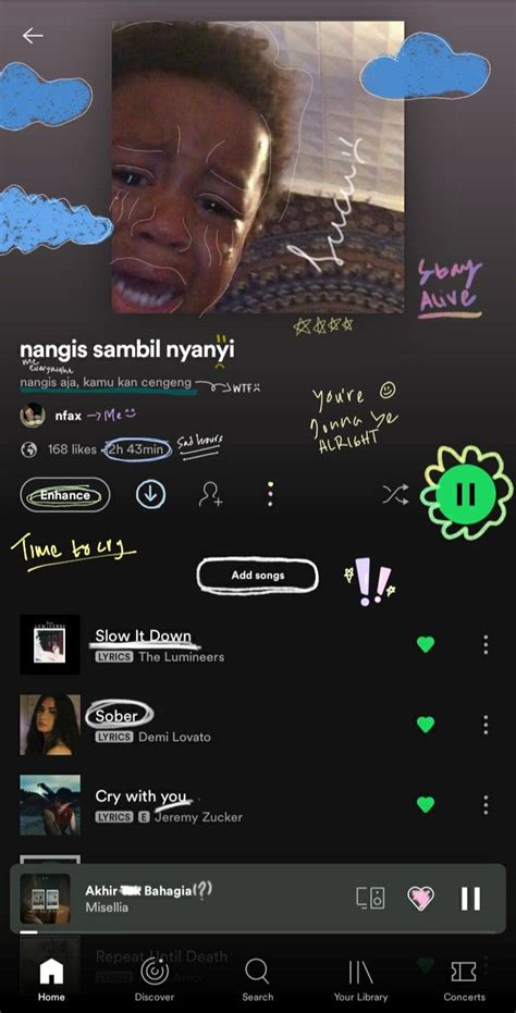 Nangis Sambil Nyanyi Lagu Lirik Lirik Lagu