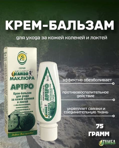 Маклюра Артро Тамба крем бальзам купить на OZON по низкой цене (1467433877)