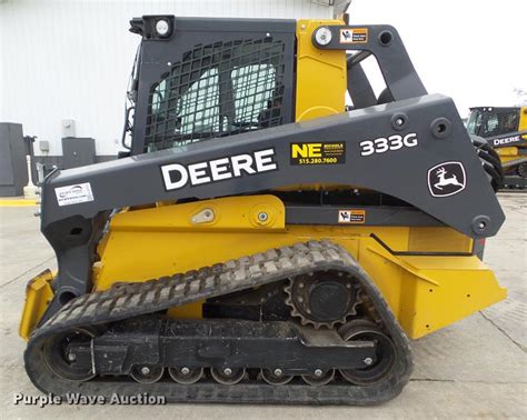 2017 John Deere 333G skid steer in Des Moines, IA | Item L5717 sold | Purple Wave