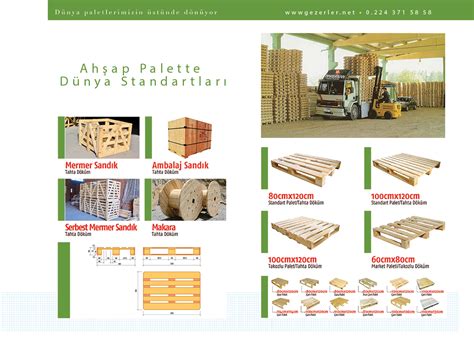 Ahşap Palette Dünya Standartları Gezerler Orman Ürünleri Bursa