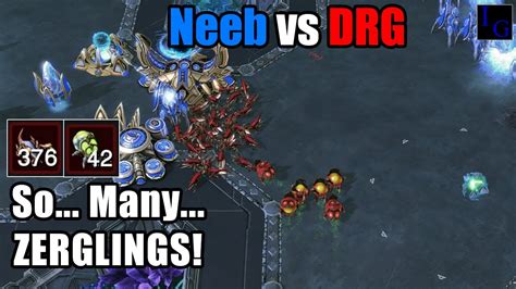 He Can T Stop Making ZERGLINGS Neeb Vs DRG StarCraft 2 SC2