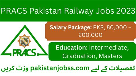 PRACS Pakistan Railway Jobs 2023 New Advertisement