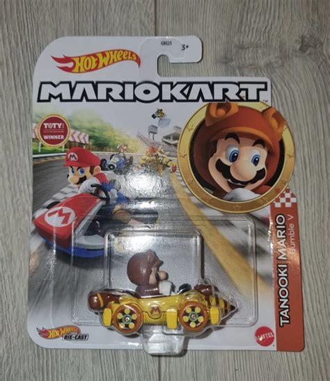HOTWHEELS HOT Wheels Mario Kart Tanooki Mario Bumble V Brand New In Box PicClick UK