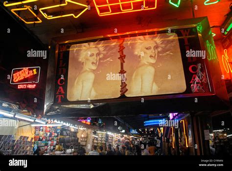 Bangkok nightlife silom road hi-res stock photography and images - Alamy