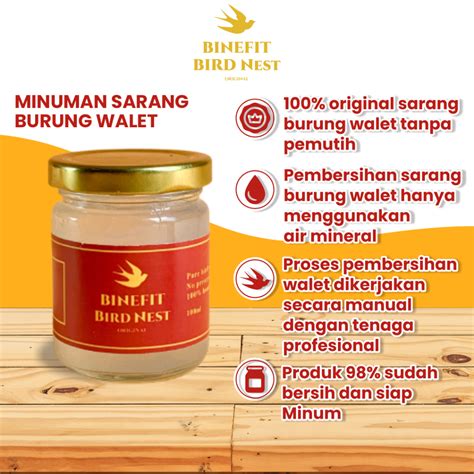 Jual Sarang Burung Walet Asli Minuman Kesehatan Birdnest Siap Saji