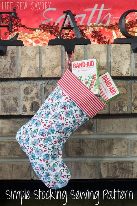 Christmas Stocking Pattern Life Sew Savory