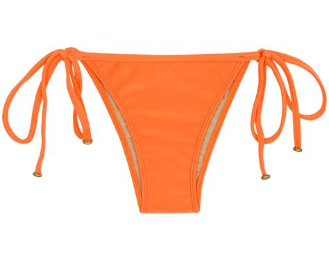 Bikini Bottoms Orange Side Tie Bikini Bottom Bottom Itaparica Tri