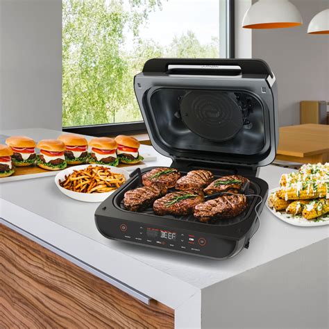 Best Buy Ninja Foodi Smart XL 6 In 1 Indoor Grill With 4 Qt Air Fryer