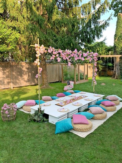 Backyard Dinner Party Backyard Birthday Parties Picnic Birthday Party Sleepover Party