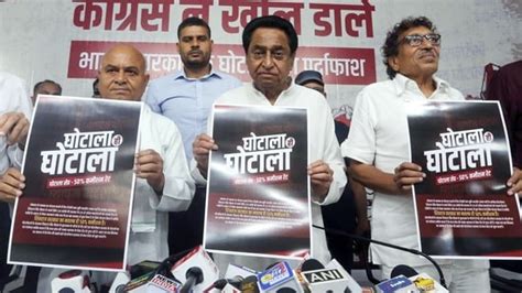 MP Congress leaders release ‘Ghotala sheet’, target BJP over corruption | Latest News India ...