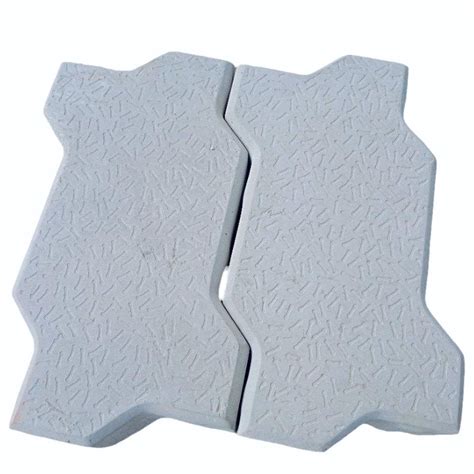 Grey Concrete Zig Zag Paver Blocks Mm At Rs Piece In