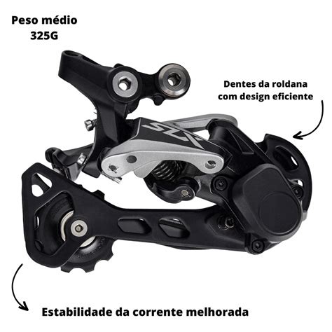 CAMBIO TRASEIRO SHIMANO SLX RD M7000 GS 11V La Santa Bike Shop Loja