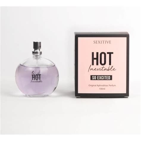 Perfume Afrodisiaco Hot Inevitable So Excited Sexitive Cosmetica Perfumes Sex Shop Mayorista