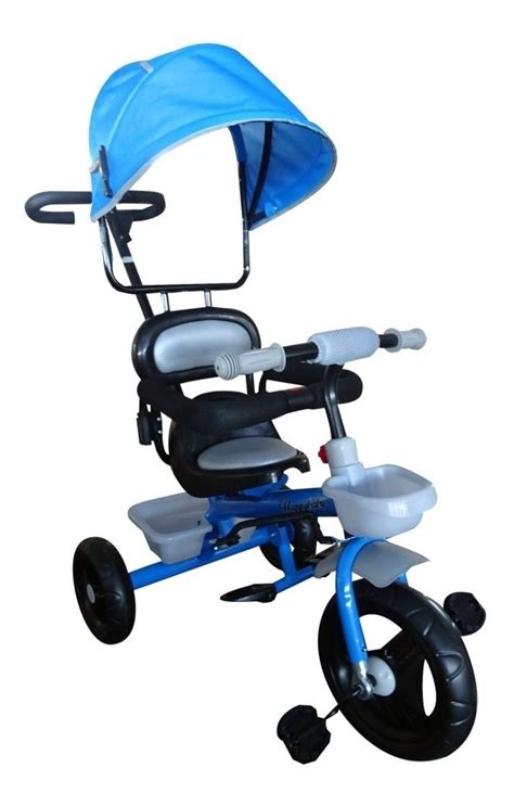 Triciclo Infantil Empurrador Passeio Motoca Cobertura Sol Frete grátis