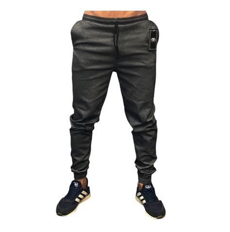 Calças Jogger Masculina Bengaline Cinza Diversas Cores Parcelamento