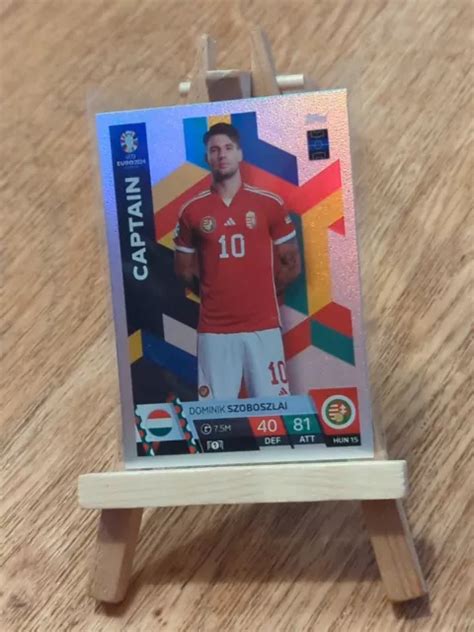 MATCH ATTAX UEFA Euro Germany 2024 Dominik Szoboszlai Hungary Captain