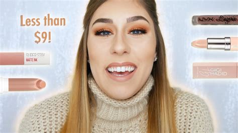Best Drugstore Nude Lipsticks Youtube