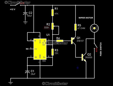 Intermittent Wiper Control Circuit Diagram