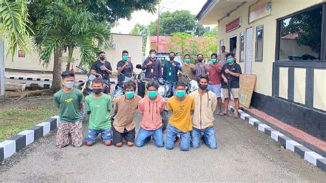 Polisi Bekuk 6 Pelaku Curanmor Di Labuan Bajo NTT 5 Diantaranya Asal