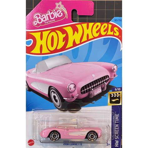 風火輪 Hot Wheels 23L 芭比 BARBIE 1956 CORVETTE 二手 蝦皮購物
