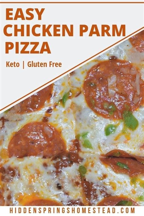 Easy Chicken Parmesan Pizza Recipe Keto Friendly