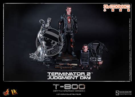 Hot Toys DX Terminator Judgment Day Th Scale T Battle Damaged Version