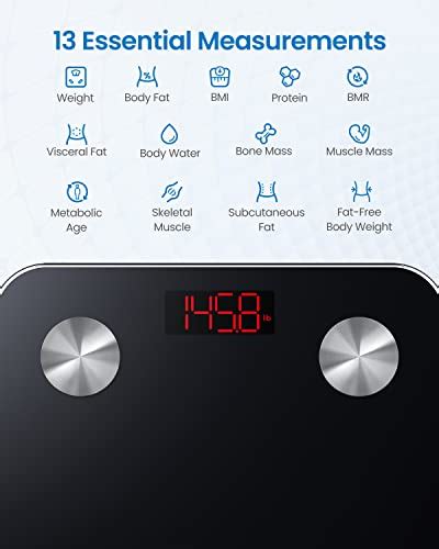 Renpho Scale For Body Weight Digital Weighing Elis 1 Scales With Body