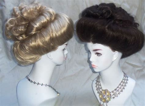 Victorian/ edwardian Gibson style lace front wig sass choice of colors #THEHISTORICALHAIRDRESSER ...