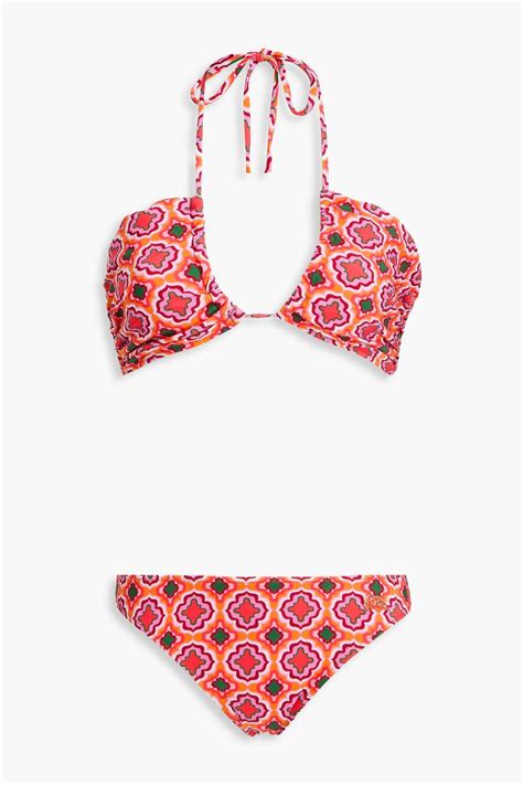 ETRO Printed Halterneck Bikini THE OUTNET