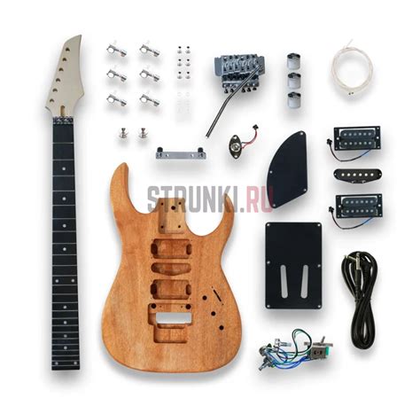 Комплект для самостоятельной сборки электрогитары Superstrat, DIY ...