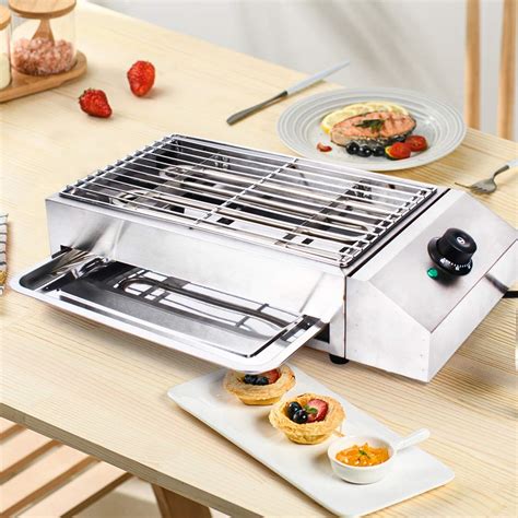 Commercial 1800W Electric Smokeless Barbecue Oven Grill for BBQ ...