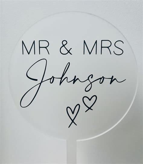 Acrylic Cake Topper Personalised Cake Topper Cake Topper Custom Cake Topper Wedding Cake Topper