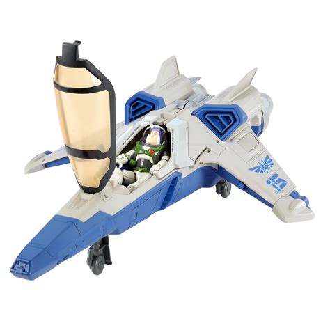 Figurine articulée Buzz l Eclair avec son vaisseau de combat XL 15