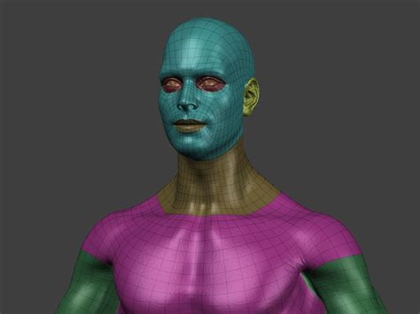 3D Model Male Basemesh VR AR Low Poly CGTrader