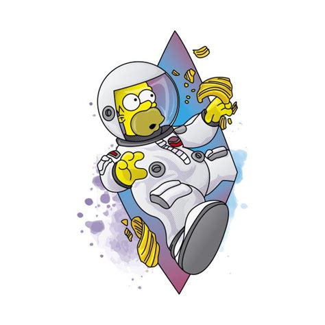 Check Out This Awesome Homersimpsonastronaut Design On Teepublic