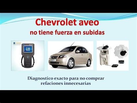 CHEVROLET AVEO REDUCCIÓN DE POTENCIA YouTube