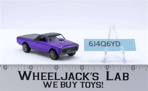Custom Fleetside Purple Hot Wheels Mattel 1968 Redline Vintage RL Wheeljack S Lab