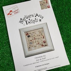 Christmas Joy Cross Stitch Pattern By Barbara Ana Designs Creative