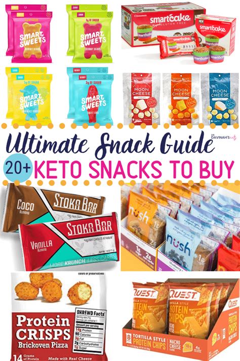 20+ Keto Snacks to Buy - Ultimate Keto Snack Guide | Dr. Davinah's Eats