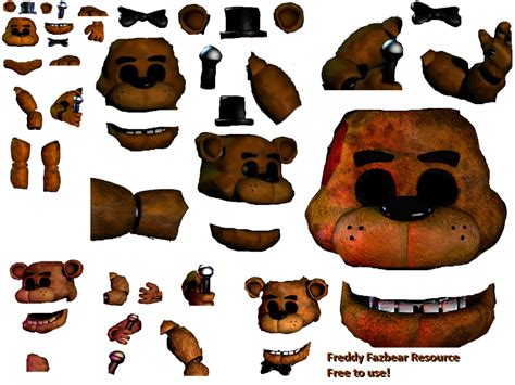 FNaF1 Freddy Fazbear - Resource by TonicHedgefox on DeviantArt