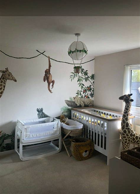 Jungle Theme Hot Air Balloon Nursery Lamp Shade Toys Not Etsy