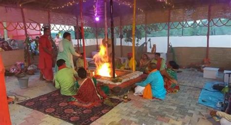 Ranchiॐ सुरेश्वर महादेव मंदिर के प्राण प्रतिष्ठा के दूसरे दिन अग्नि