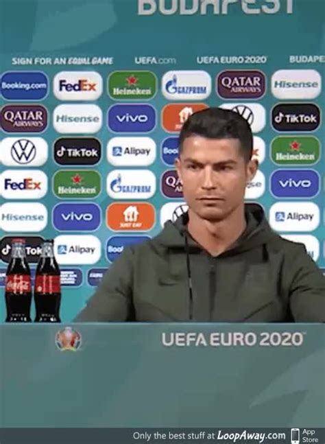 Ronaldo's real footage with coca-cola - LoopAway.com